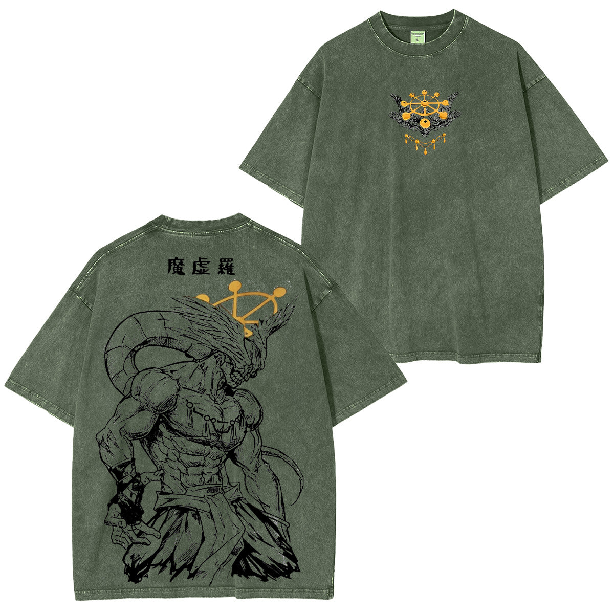 Jujutsu Kaisen :Mahoraga Vintage washed T-shirt/Crewneck/Hoodie