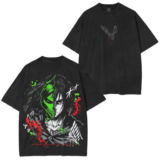 Attack on Titan Oversized Vintage T-shirt/Crewneck/Hoodie