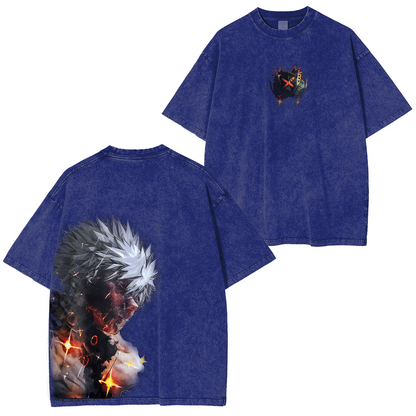 Katsuki Bakugo My Hero Academia Polera Lavada Vintage