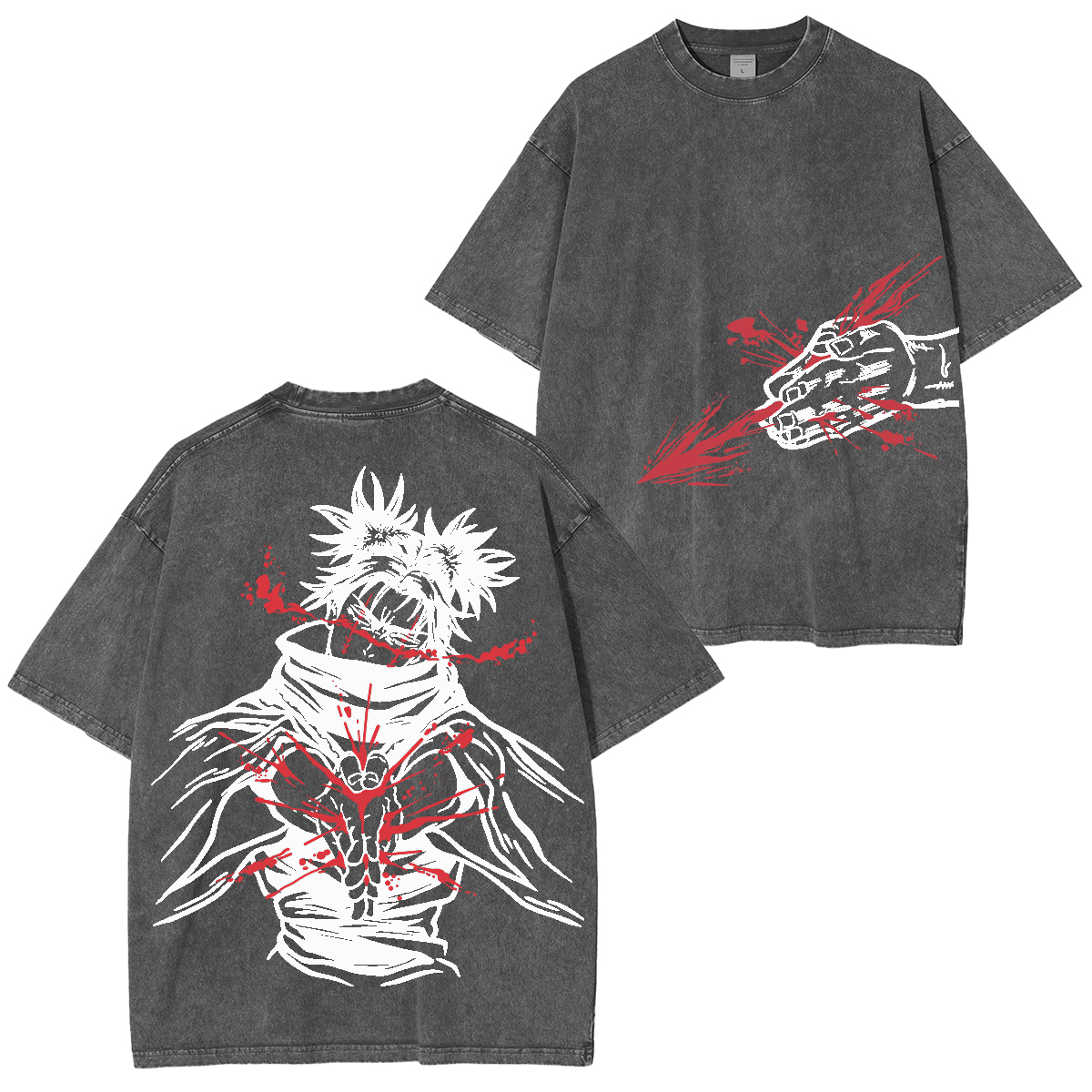 Choso Kamo Polera – JJK Merch Clothing Washed Cotton.