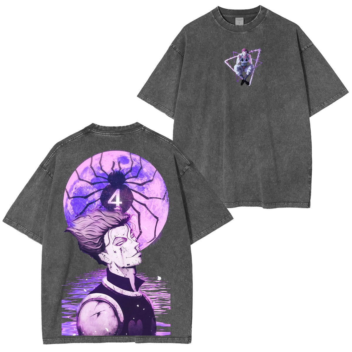 Hunter x Hunter Polera Lavada Vintage