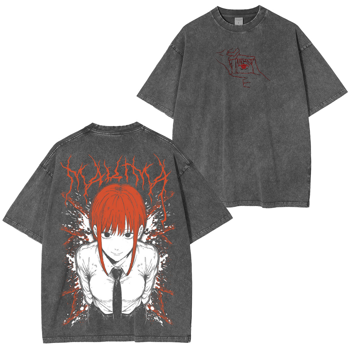 Chainsaw Man Vintage Washed T-shirt/Crewneck/Hoodie