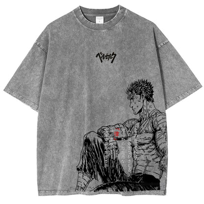 Berserk Gus Vintage Washed Unisex Polera