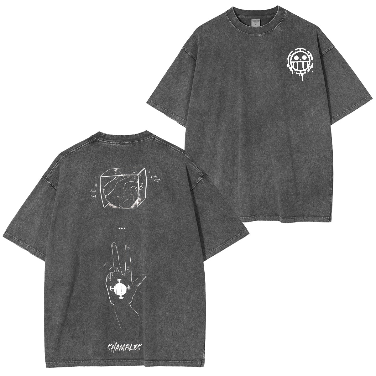 One Piece Vintage Washed T-shirt/Crewneck/Hoodie