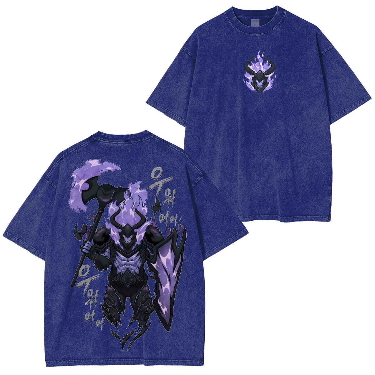 Solo Leveling Vintage Washed T-shirt/Crewneck/Hoodie