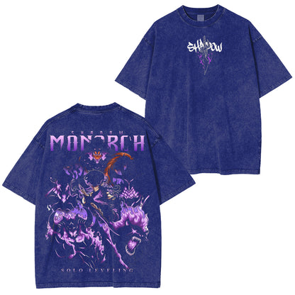 Solo Leveling Vintage Washed T-shirt/Crewneck/Hoodie
