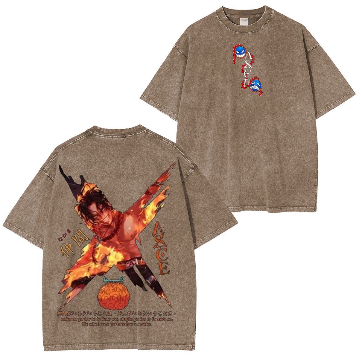 One Piece Vintage Washed T-shirt/Crewneck/Hoodie