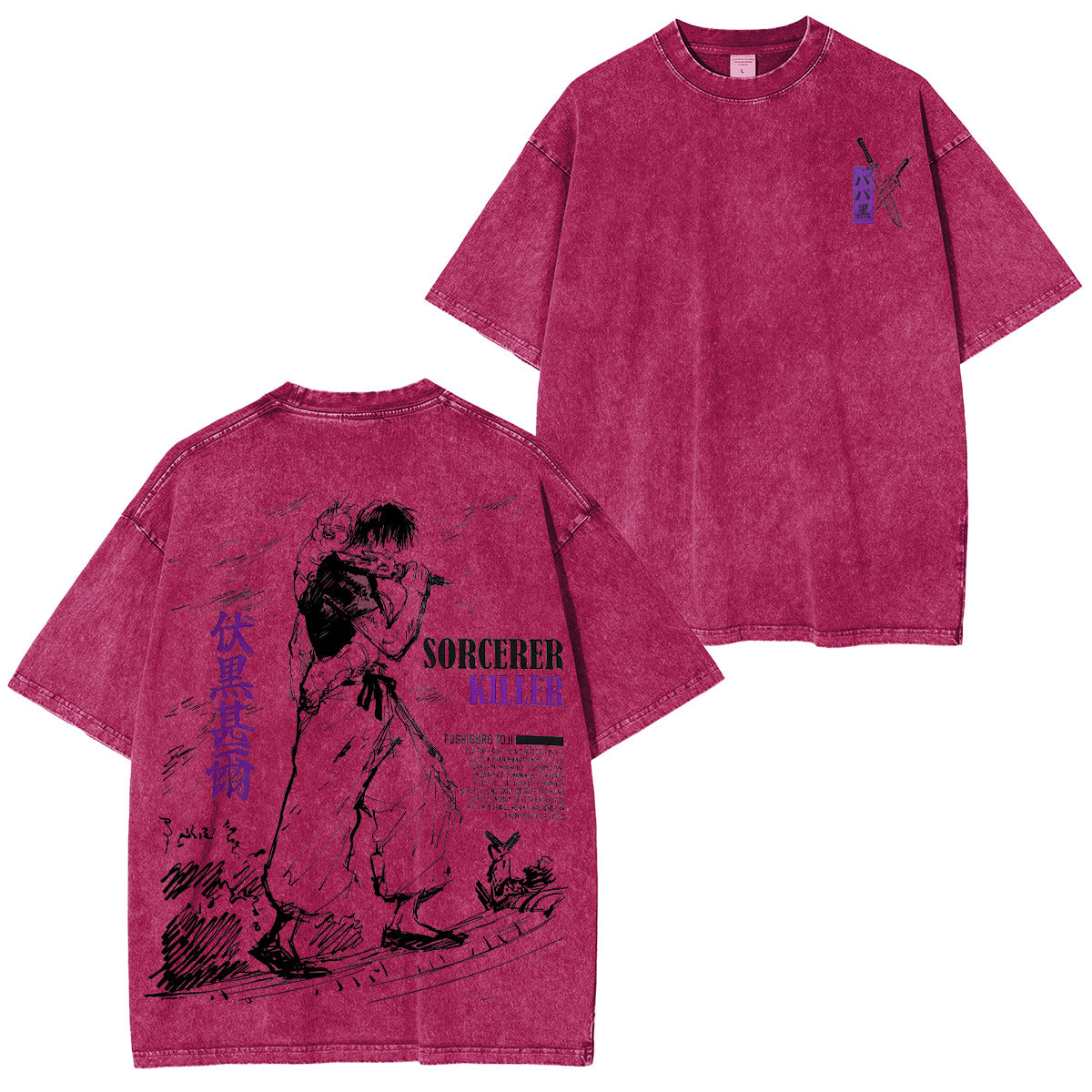 Toji Fushiguro Jujutsu Kaisen Washed T-shirt/Crewneck/Hoodie