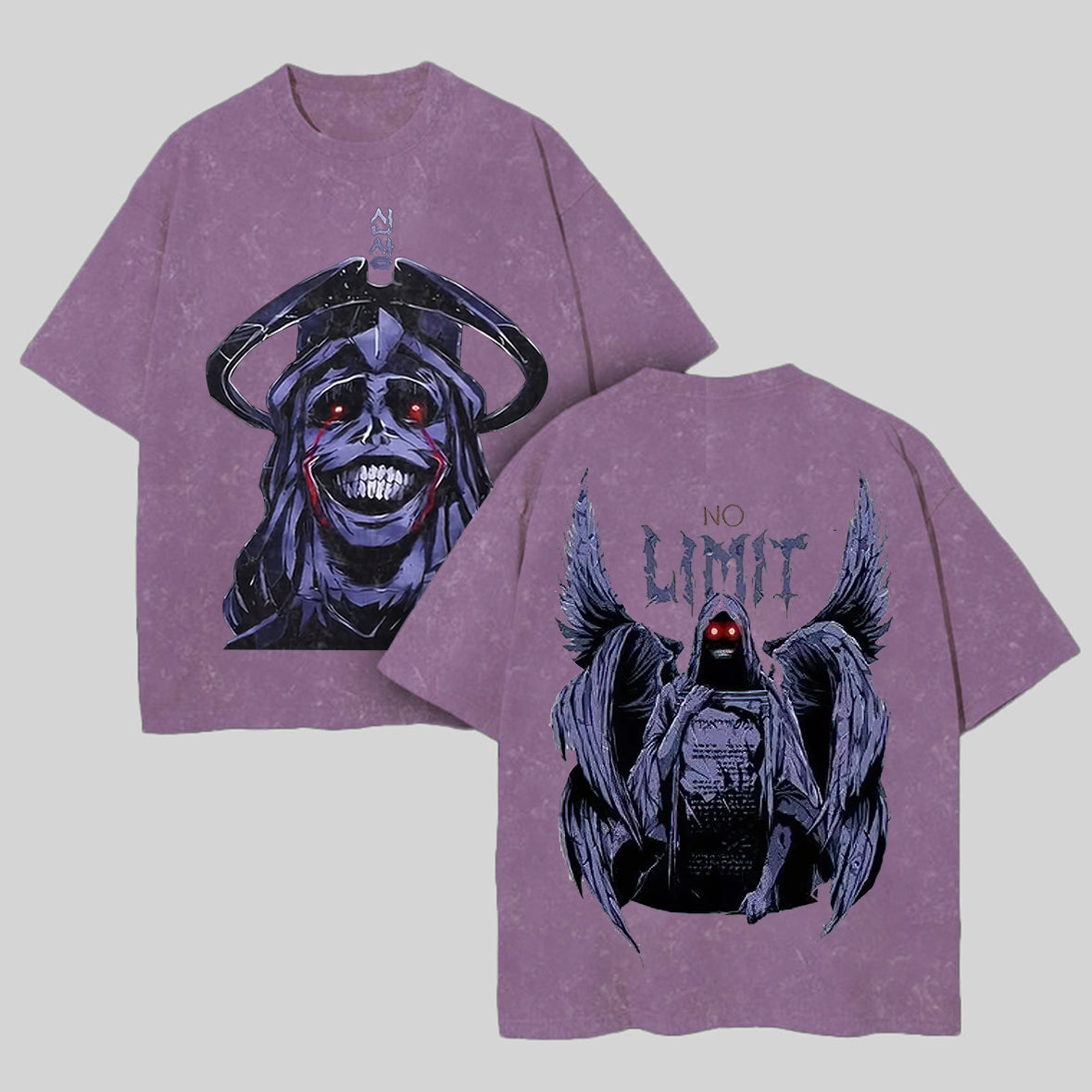 Solo Leveling Printed Men's Polera Lavada