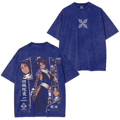Bleach Yoruichi Vintage Polera Unisex Lavada