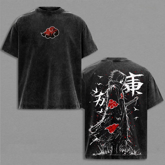 Naruto: Sasuke Uchiha Polera Lavada