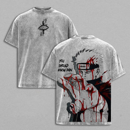 Rinnegan NarutoShippuden Akatsuki Polera Vintage