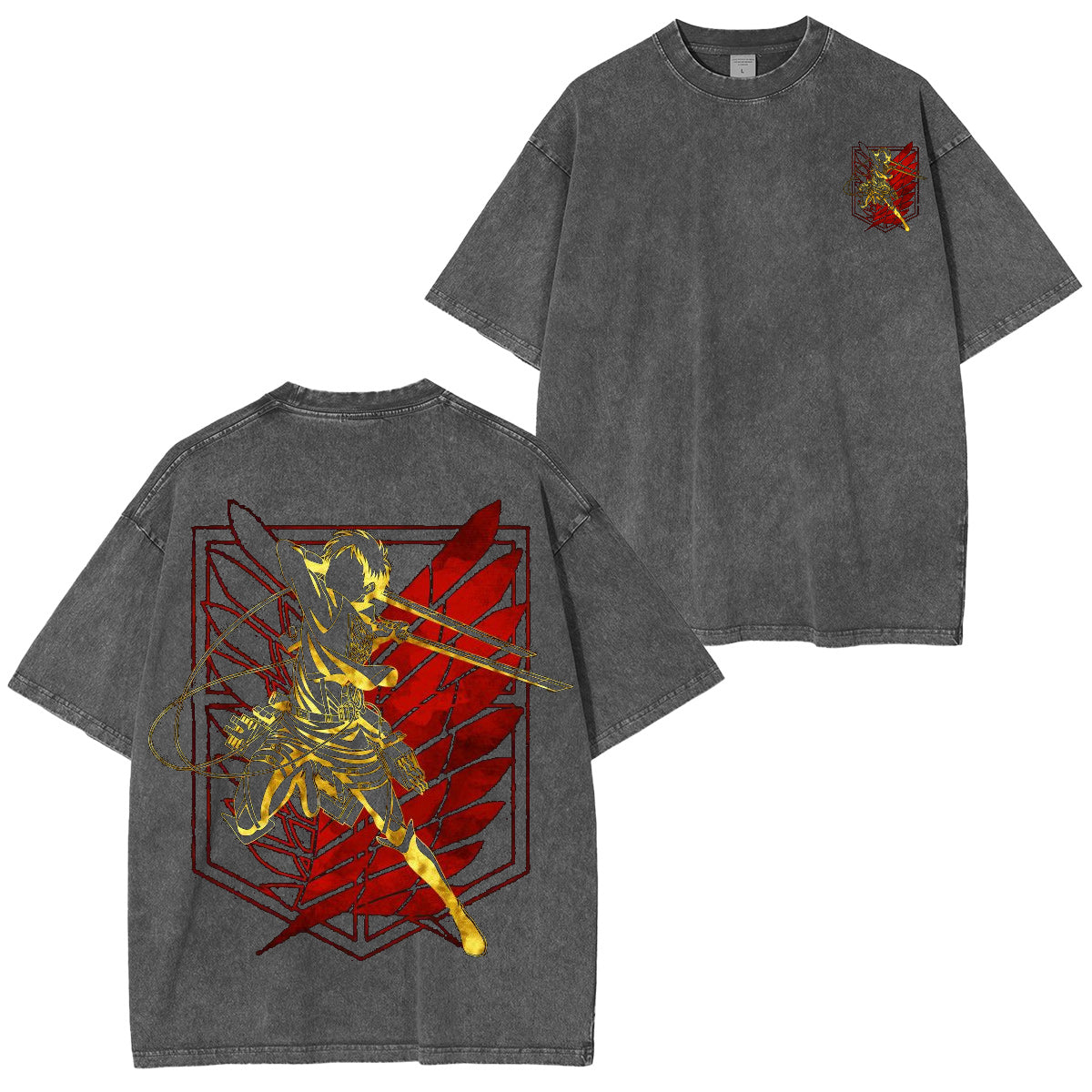 Attack on Titan Washed T-shirt/Crewneck/Hoodie