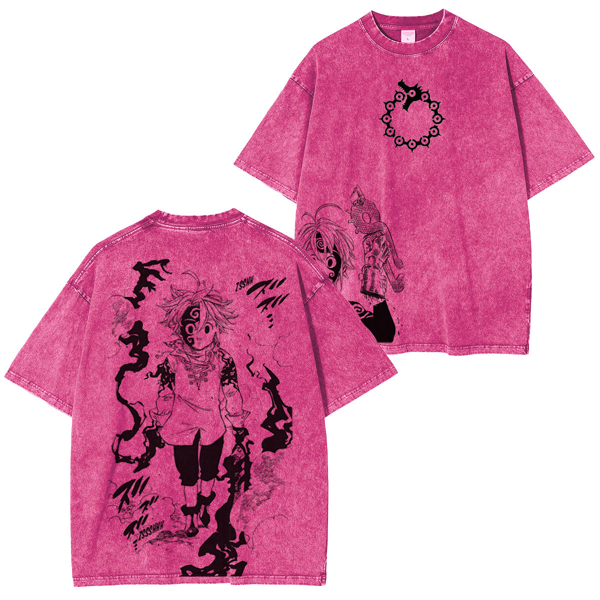 The Seven Deadly Sins :Meliodas Vintage washed T-shirt/Crewneck/Hoodie