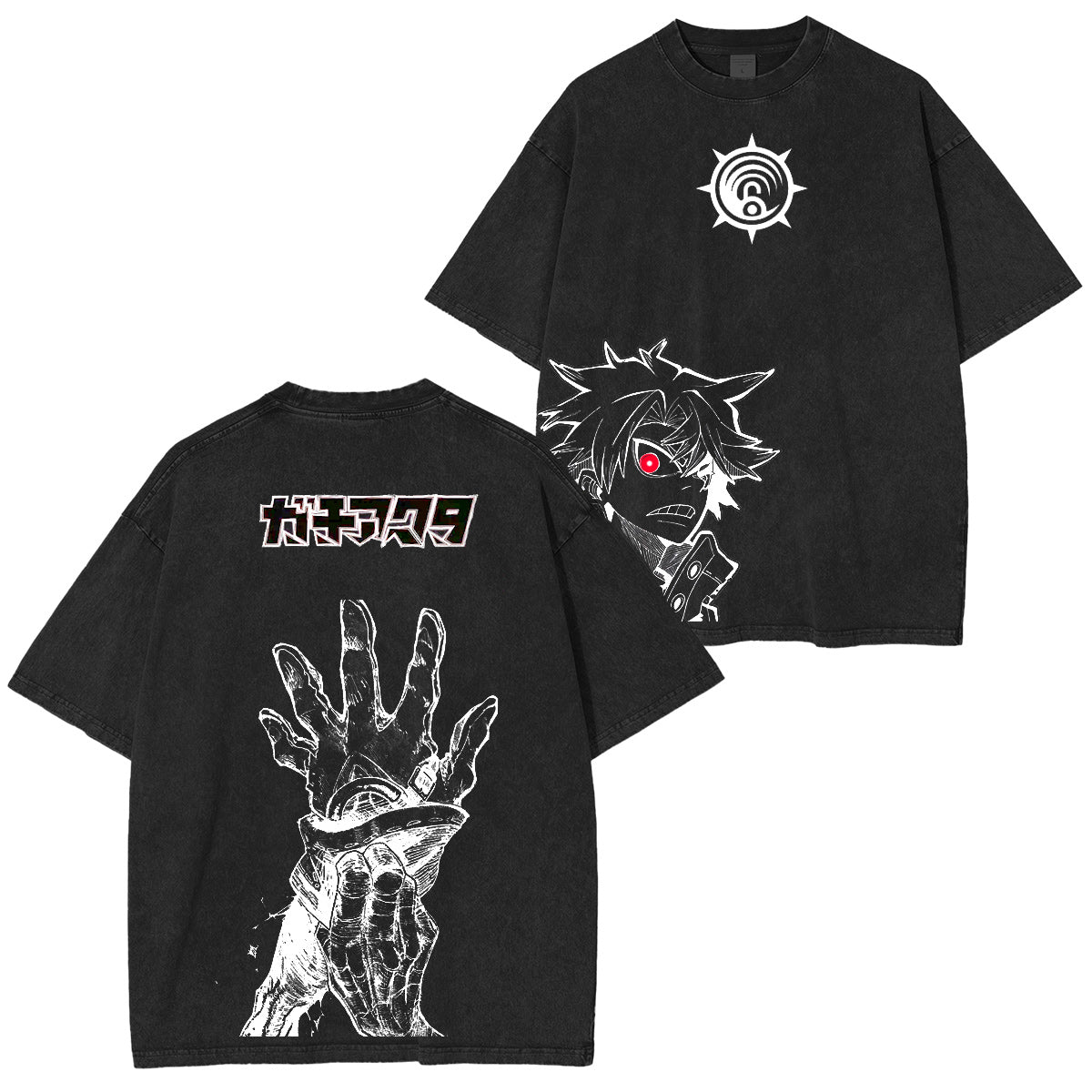 Gachiakuta:Rudo Vintage washed T-shirt/Crewneck/Hoodie