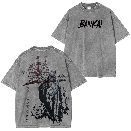 Jujutsu Kaisen :Yamamoto Bankai Vintage washed T-shirt/Crewneck/Hoodie