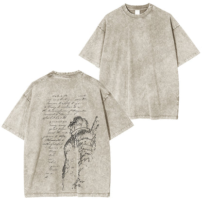 Berserk :Guts Polera Lavada Vintage