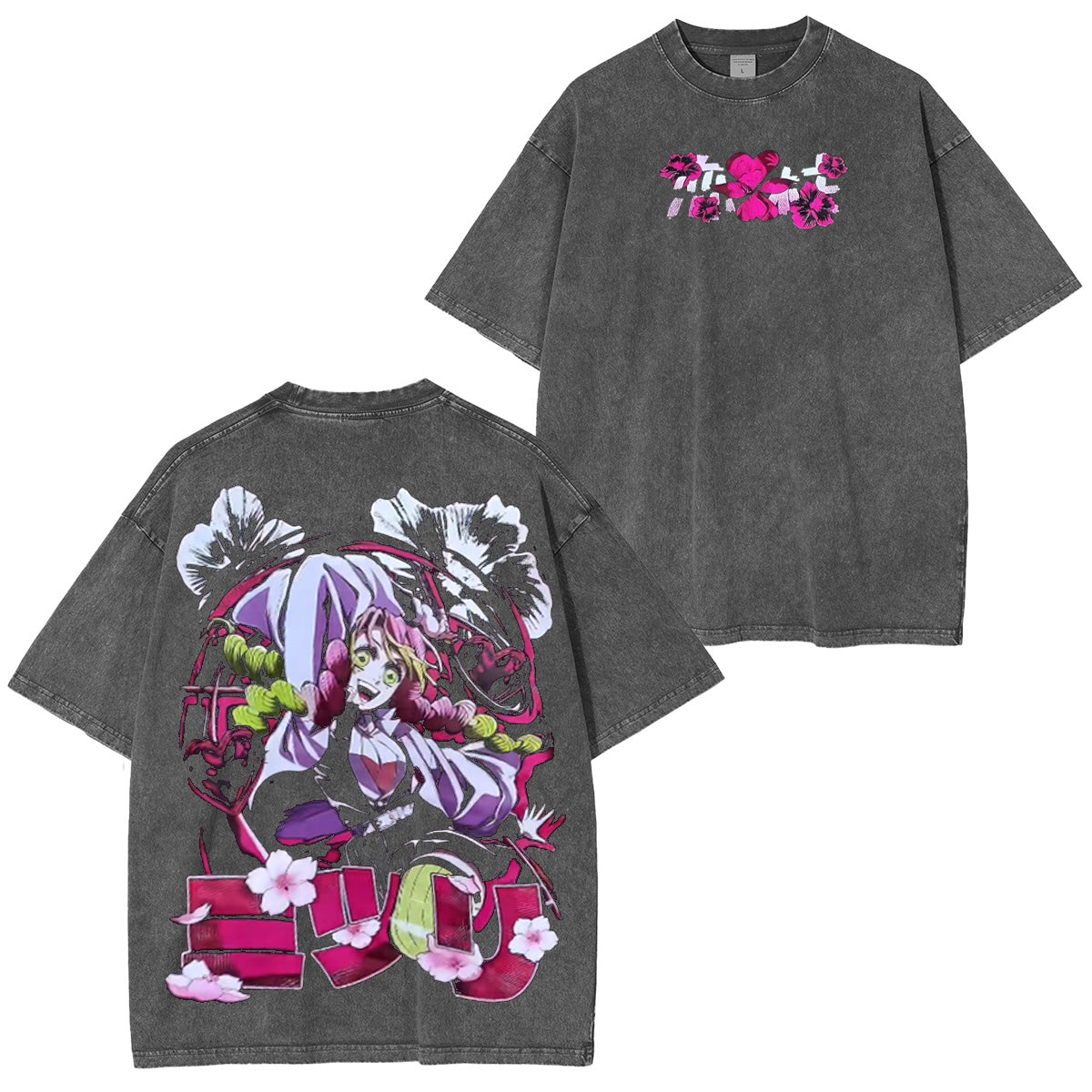 Mitsuri Kanroji Demon Slayer Washed T-shirt/Crewneck/Hoodie