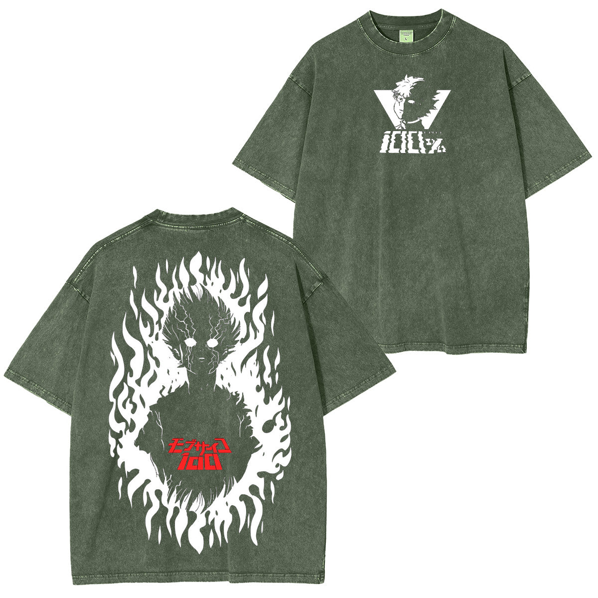 Mob Psycho 100 Washed T-shirt/Crewneck/Hoodie