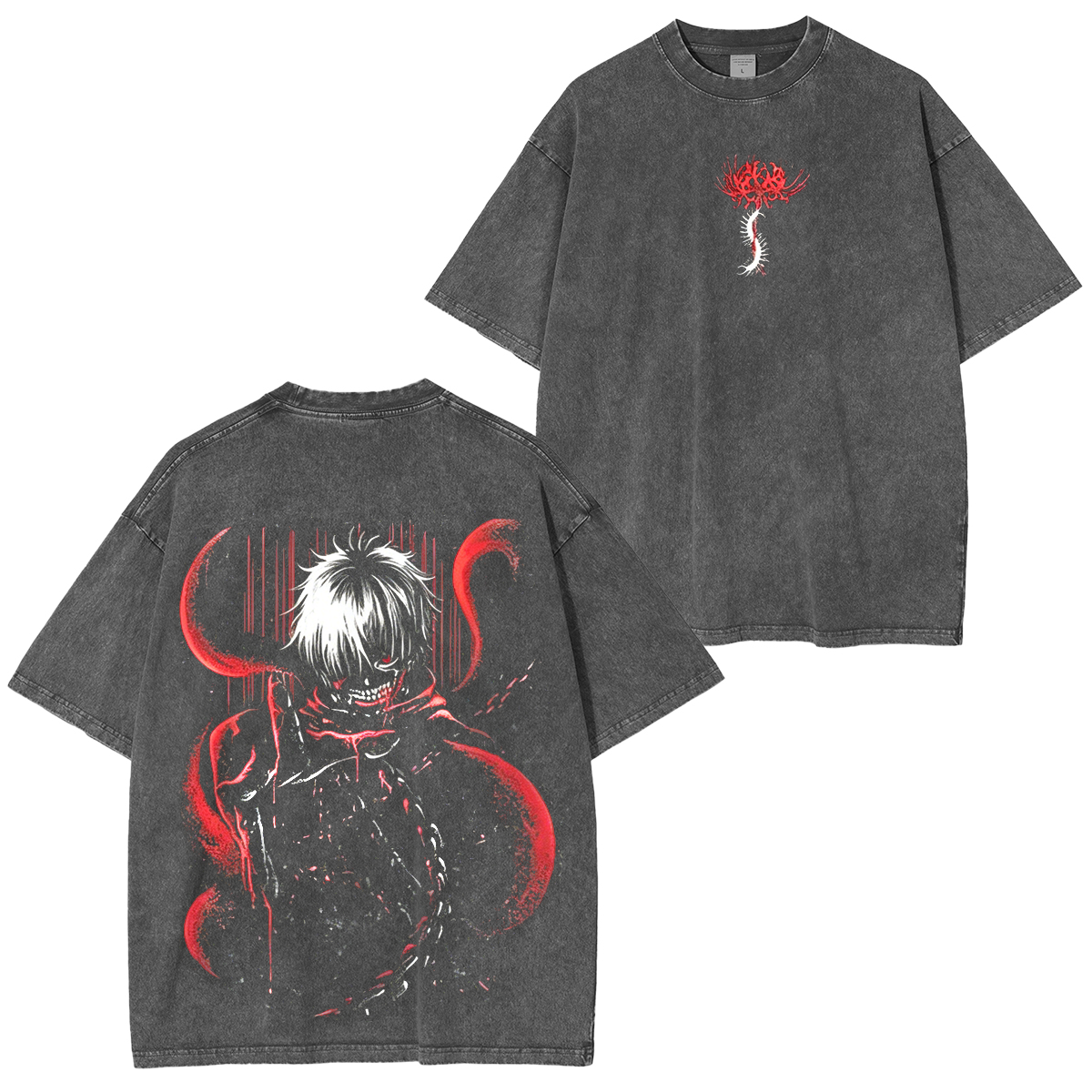 Tokyo Ghoul Vintage Unisex Washed T-shirt