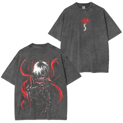 Tokyo Ghoul Vintage Polera Unisex Lavada
