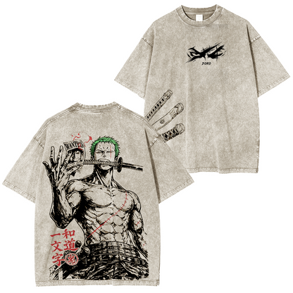 One Piece Washed T-shirt/Crewneck/Hoodie
