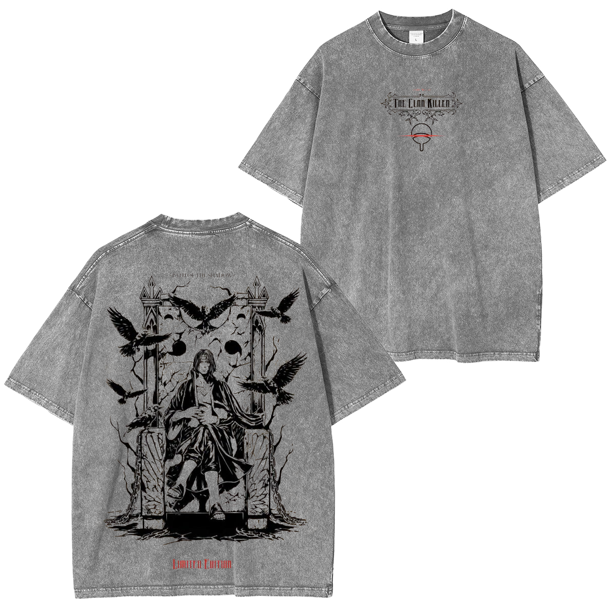 Uchiha Itachi Anime Polera Lavada