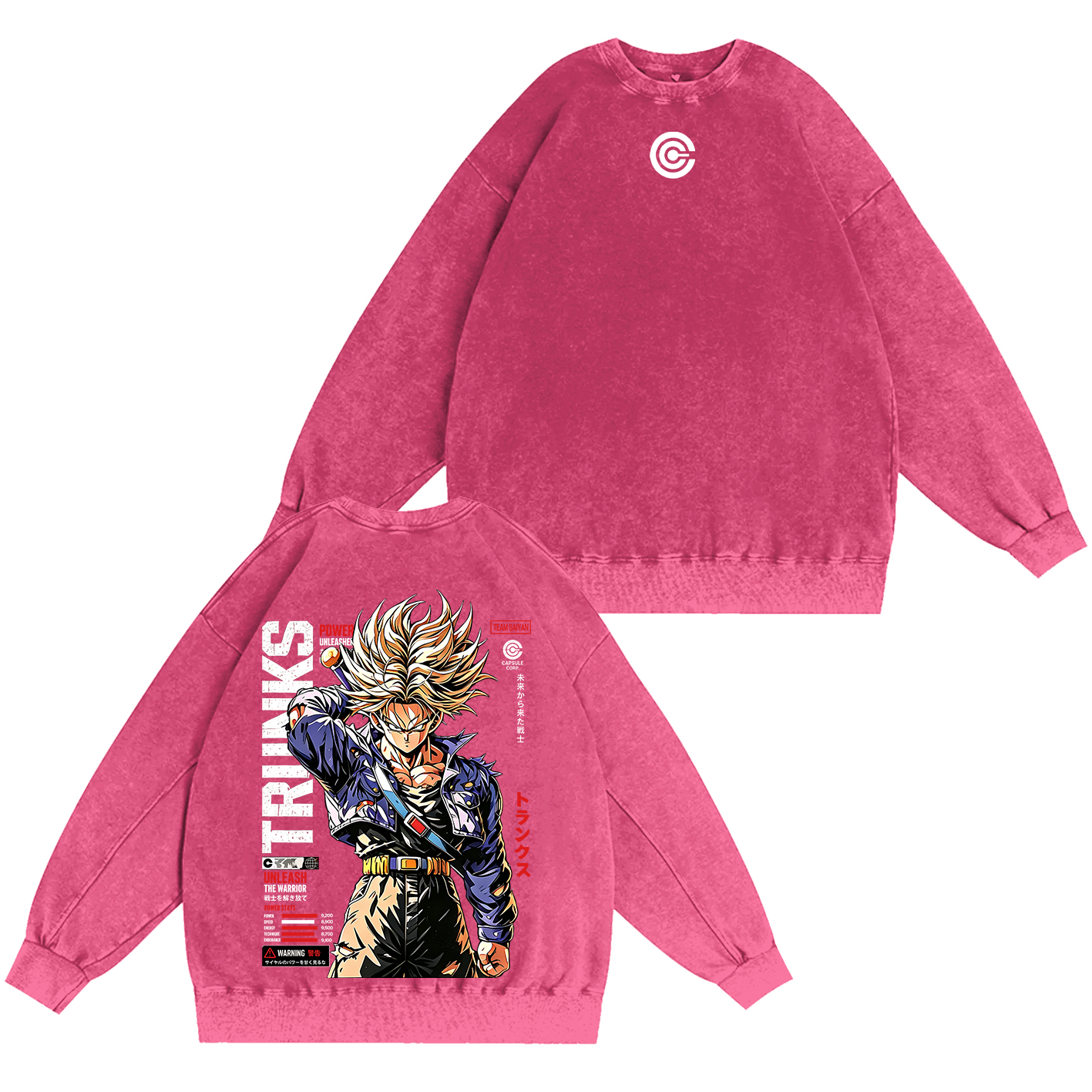 Future Trunks Dragon Ball Vintage Unisex Washed T-Shirt
