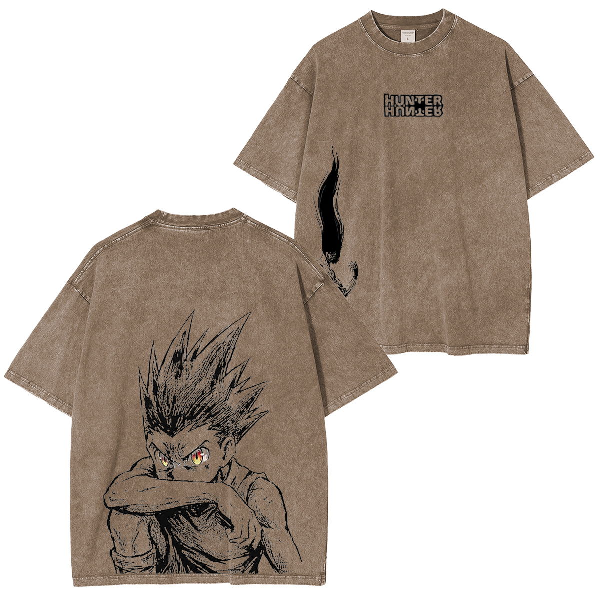 Hunter x Hunter Gon Freecss Printed Polera Unisex Lavada