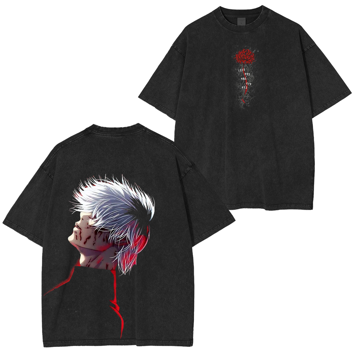 Tokyo Ghoul Anime Oversized Polera Lavada