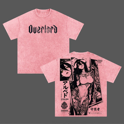 Anime Overlord Albedo Washed T-shirt/Crewneck/Hoodie