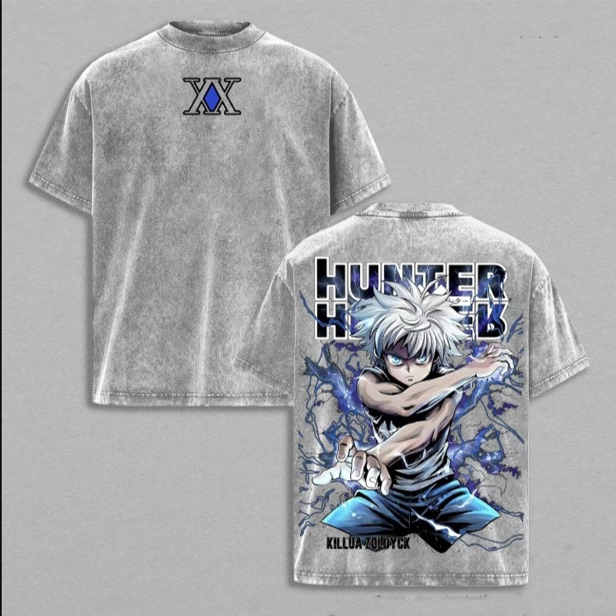 Hunter X Hunter Polera Lavada Vintage