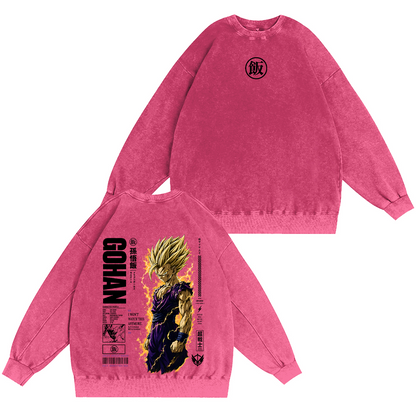 Teen Gohan Dragon Ball Vintage Unisex Washed T-shirt/Crewneck/Hoodie
