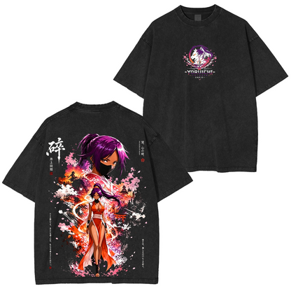 Bleach Yoruichi Kashimo Anime Polera Lavada