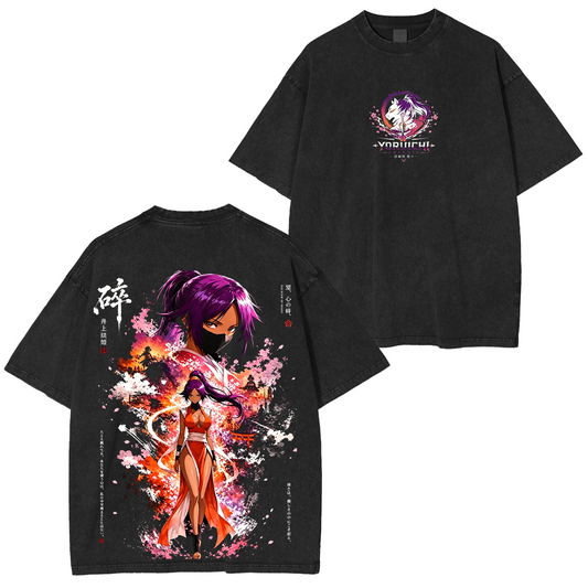 Bleach Yoruichi Kashimo Anime Polera Lavada