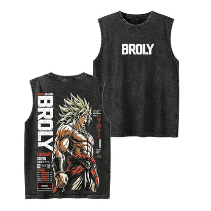 Broly Dragon Ball Super Unisex Washed T-Shirt