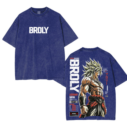 Broly Dragon Ball Super Unisex Washed T-Shirt