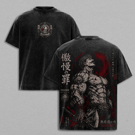 Escanor Polera Unisex Lavada