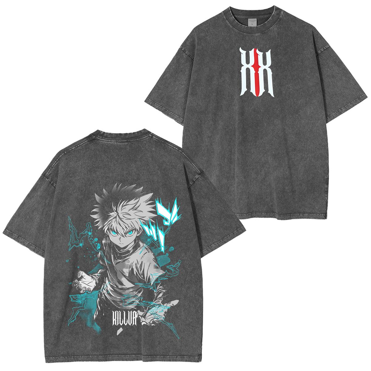 Killua Zoldyck Hunter x Hunter Graphic Anime Polera