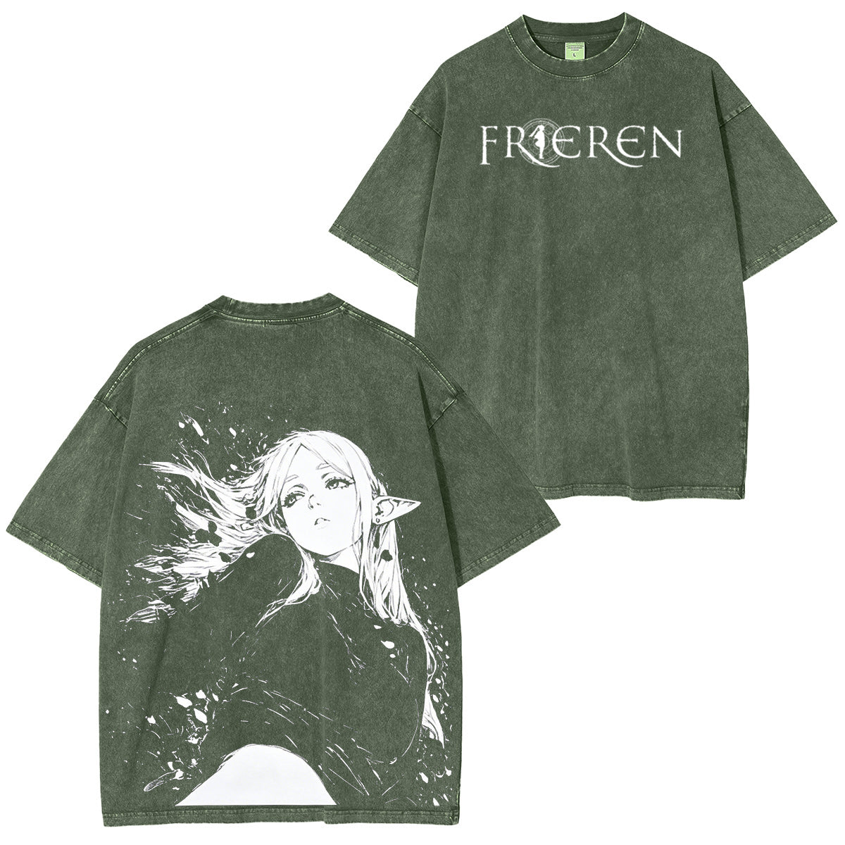 Frieren: Beyond Journey's End Vintage washed T-shirt/Crewneck/Hoodie
