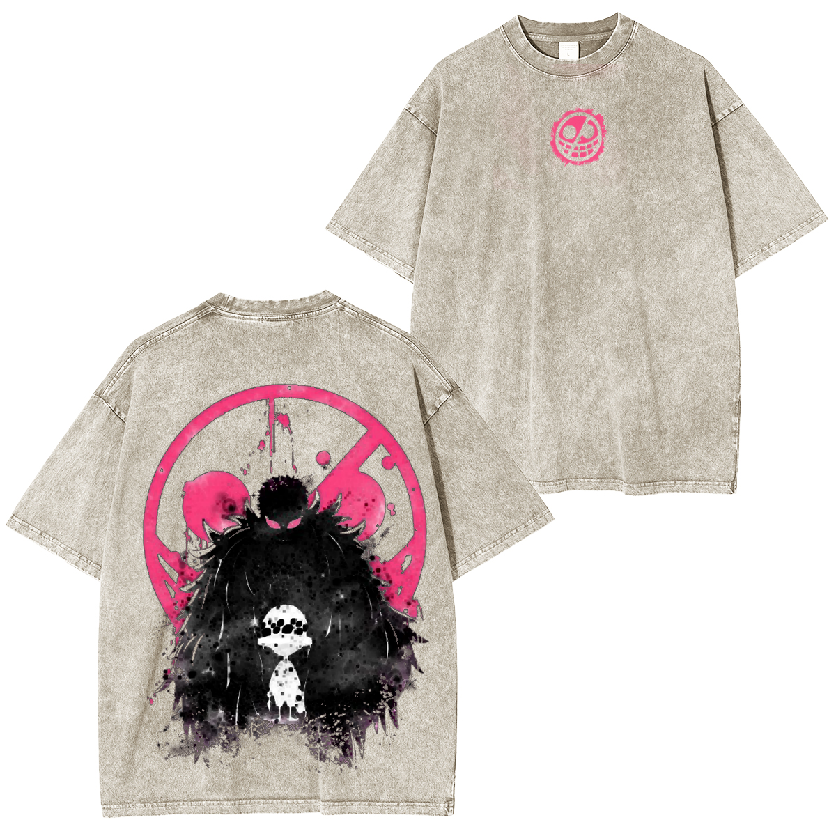 Donquixote Doflamingo Vintage Retro Wash Polera