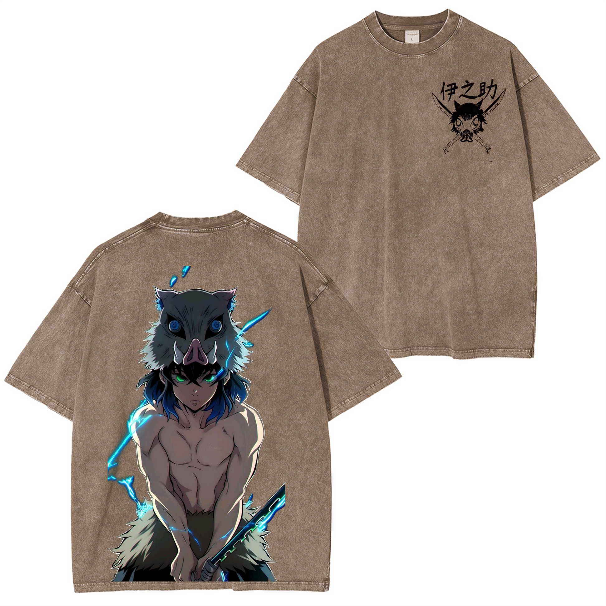 Demon Slayer Unisex Washed T-shirts
