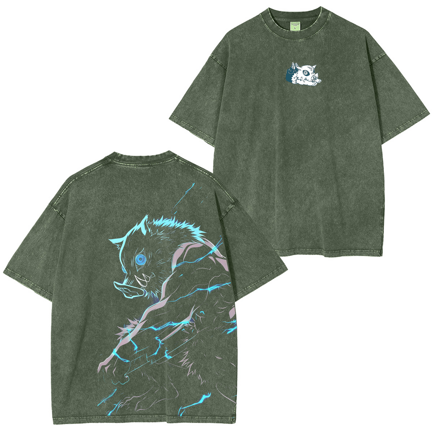 Demon Slayer Anim Washed T-Shirt