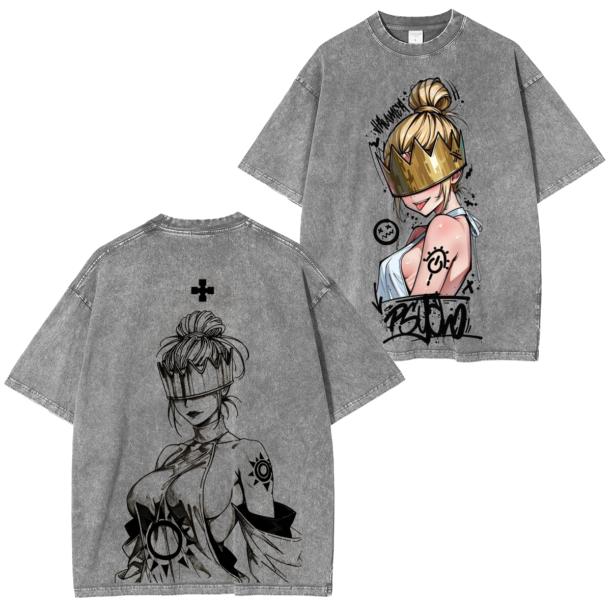 Haumea Fire force Vintage Washed Unisex T-Shirt