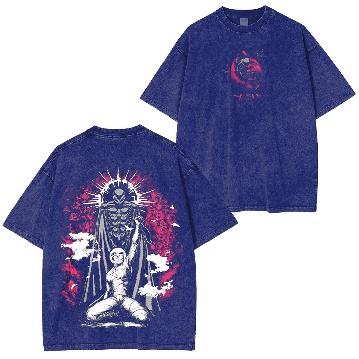 Berserk' Washed Unisex Polera