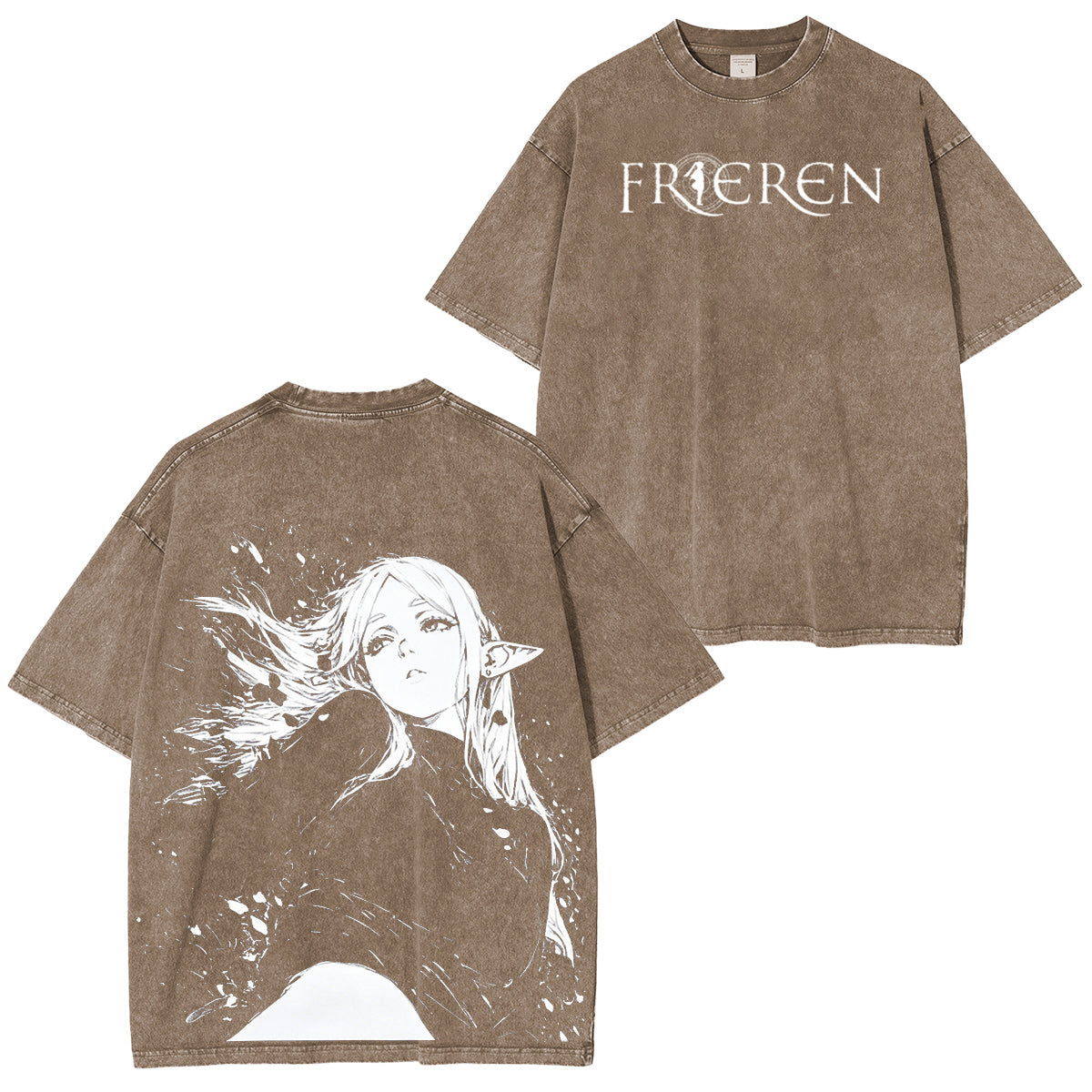 Frieren: Beyond Journey's End Vintage washed T-shirt/Crewneck/Hoodie