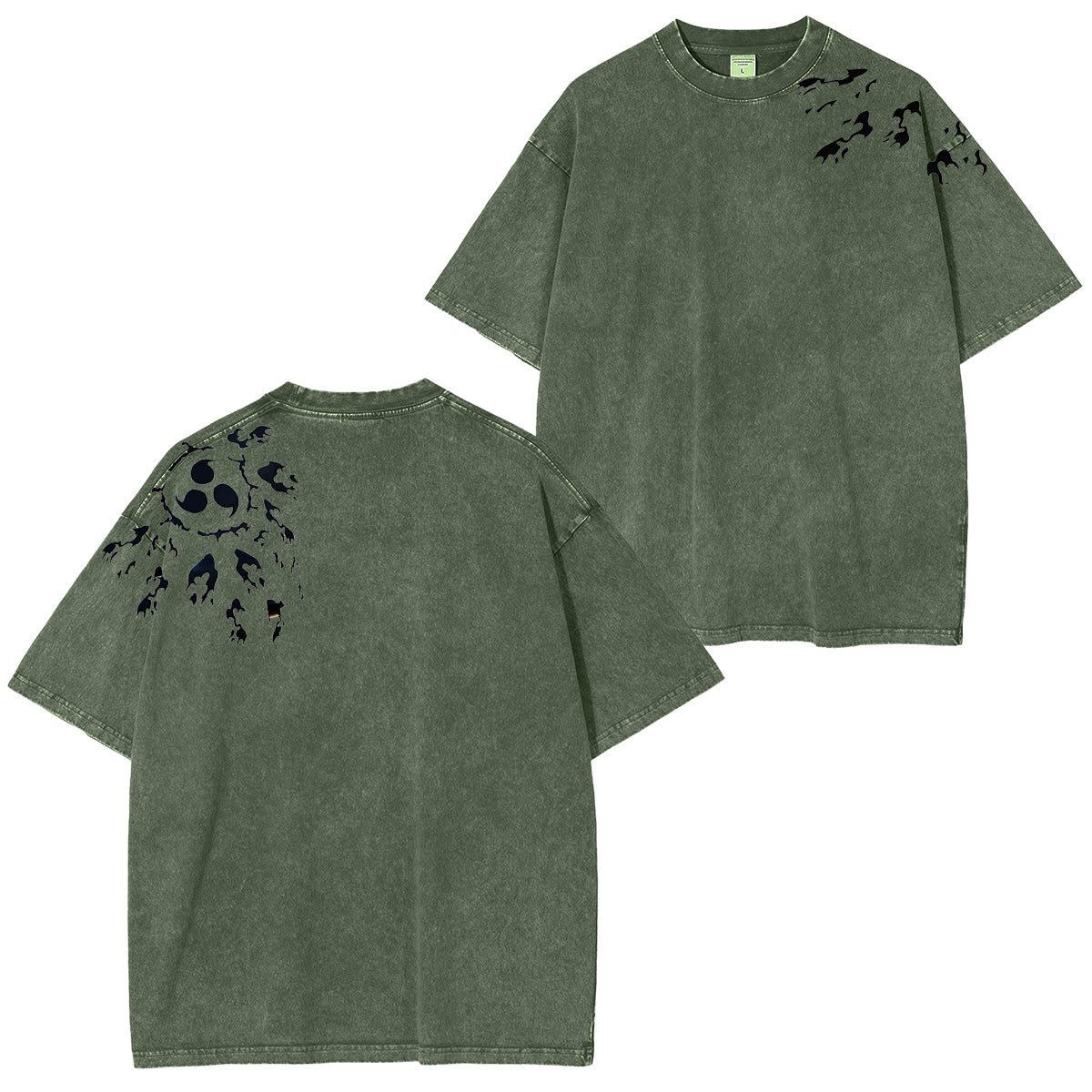 Naruto Polera Lavada Vintage