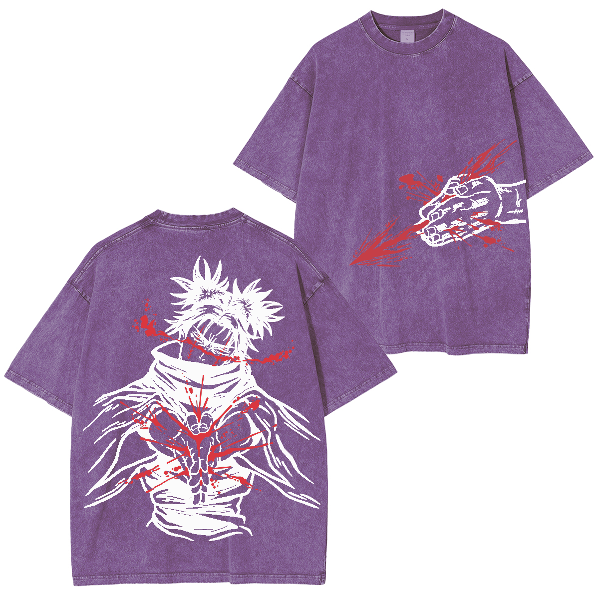 Choso Kamo Polera – JJK Merch Clothing Washed Cotton.