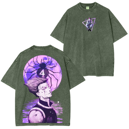 Hunter x Hunter Polera Lavada Vintage