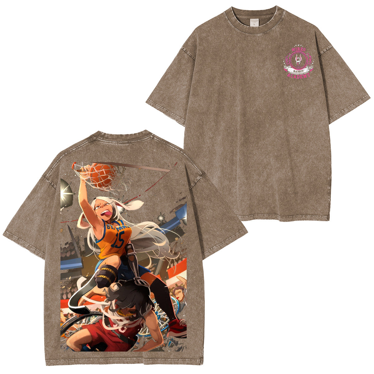 My Hero Academia Vintage Washed T-shirt/Crewneck/Hoodie